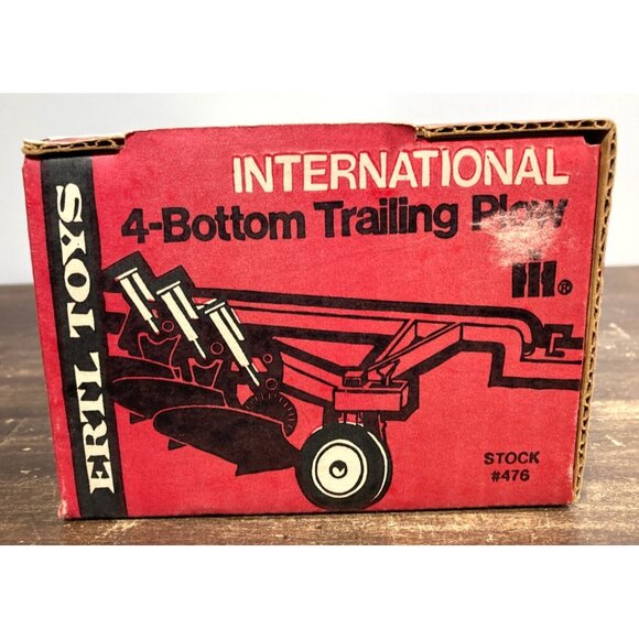 Ertl International Harvester 4-Bottom Trailing Plow 1/16 No. 476-7341 Boxed NIB - Picture 12 of 12